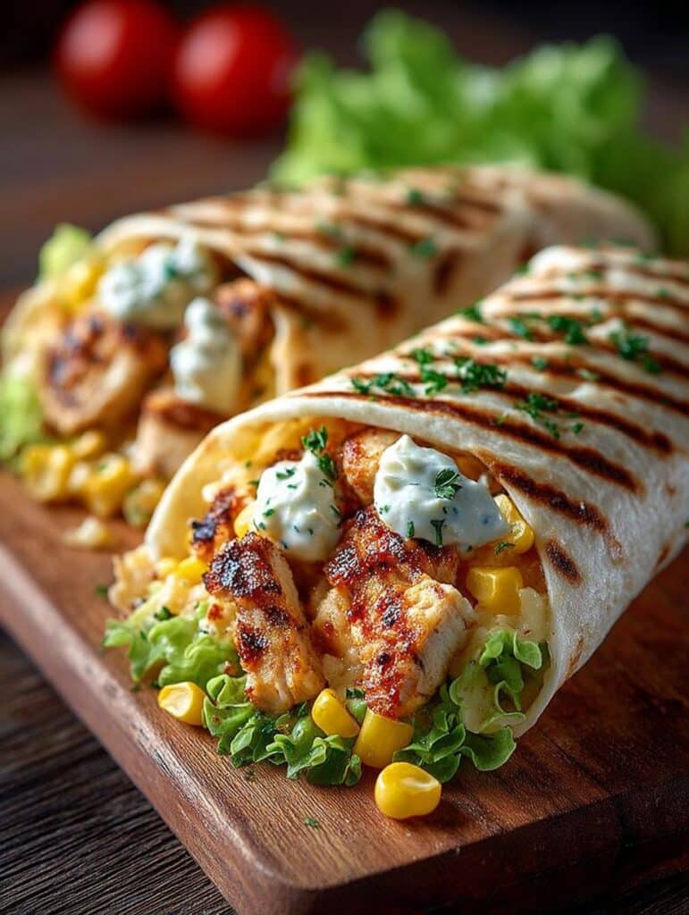 Hähnchen-Wraps: Schnell, Gesund & Perfekt für Unterwegs – Einfaches Rezept