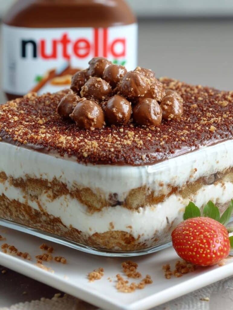 Italienisches Nutella Tiramisu Rezept: Cremig, Schnell & Unwiderstehlich
