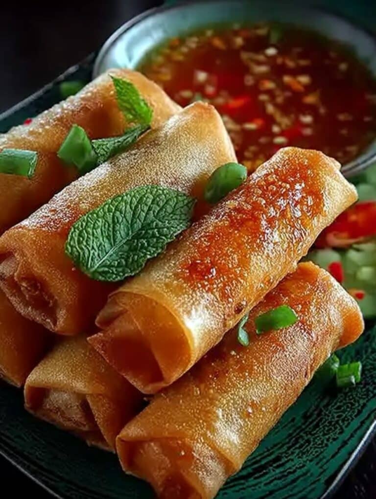 Thailändische Frühlingsrollen: Knuspriger Genuss mit exotischem Aroma – Einfaches Rezept