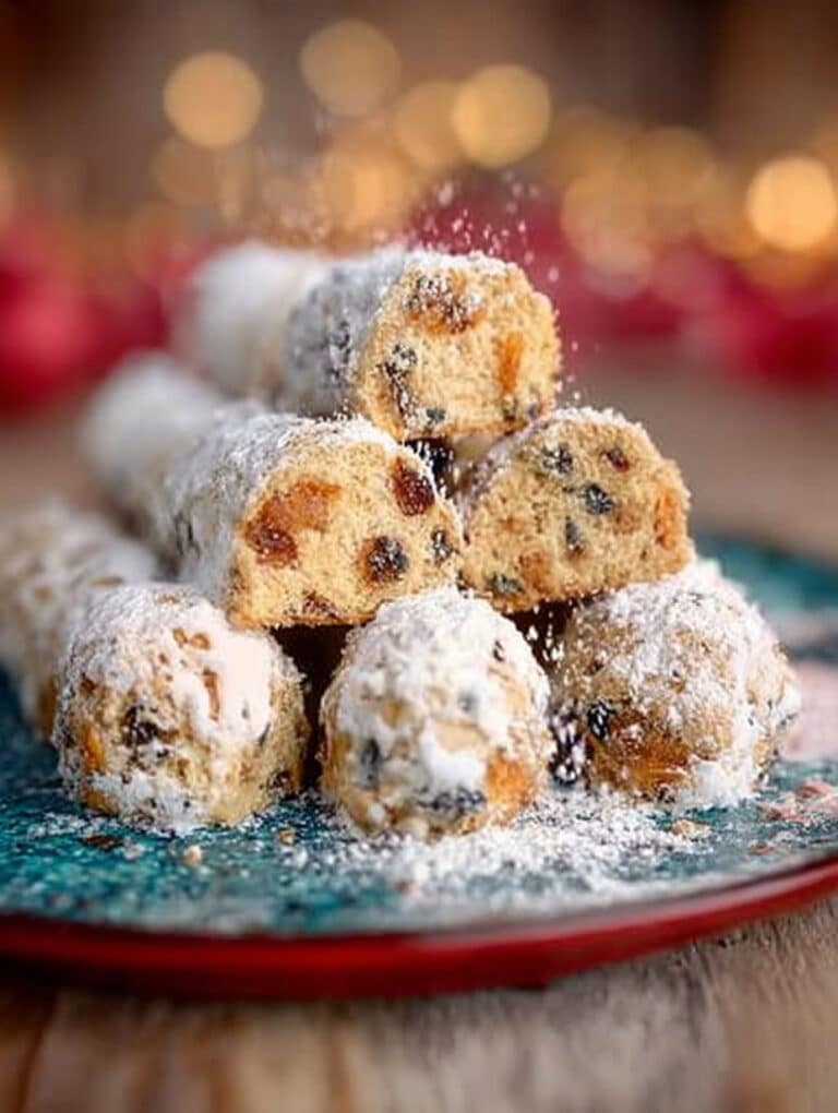 Quarkstollen-Konfekt: Schnelles & einfaches Rezept für süße Gaumenfreuden
