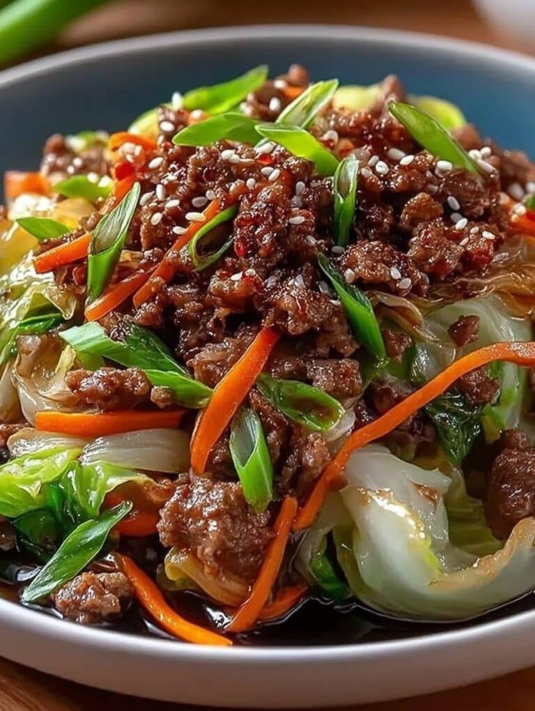 Chinakohl mit Hackfleisch: Schnelles, einfaches und köstliches 30-Minuten-Rezept