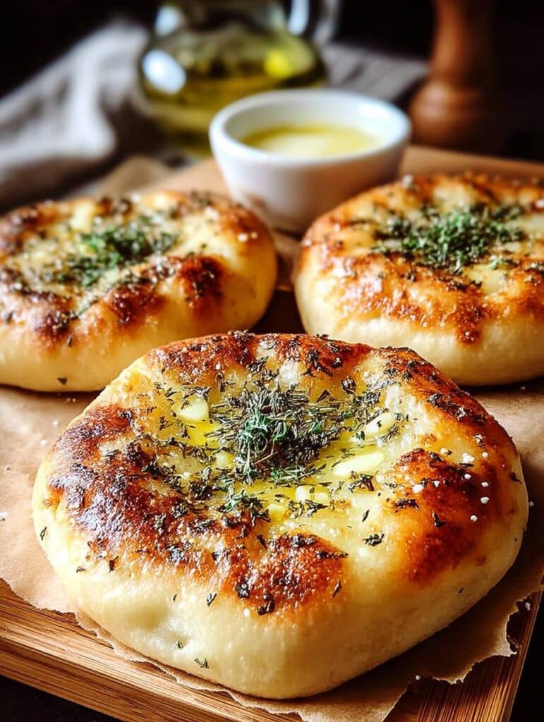 Knuspriges Pizzabrot mit Knoblauch & Kräutern – Einfaches Rezept mit Suchmaschinen-Optimierung