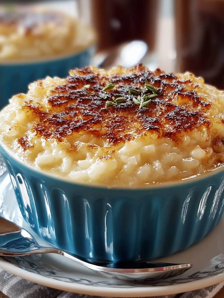 Ofen-Sahne-Milchreis: Cremiges Dessert für süße Momente